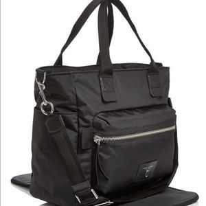 Marx Jacobs Black Nylon Biker Diaper Bag